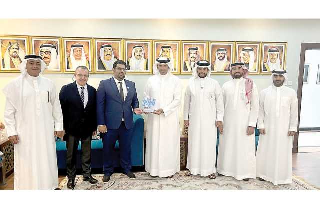 علي بن خليفة يستقبل رئيس اللجنة التنفيذية لدورة الألعاب العالمية المدرسية