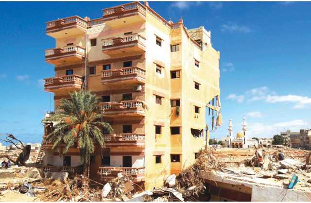إغلاق مدينة درنة الليبية مع ارتفاع عدد الضحايا