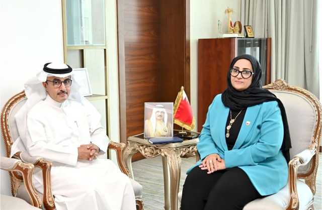 وزيرة الصحة تستقبل رئيس جامعة الخليج العربي