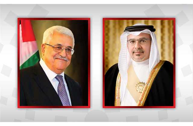 نائب جلالة الملك ولي العهد في اتصال هاتفي مع الرئيس الفلسطيني يؤكد موقف البحرين الداعم للوصول إلى الحقوق المشروعة للشعب الفلسطيني