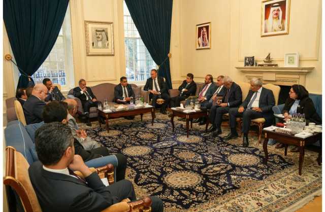 مجلس السفراء العرب في لندن يجتمع مع وزير الدولة البريطاني في سفارة البحرين لمناقشة الأوضاع في غزة