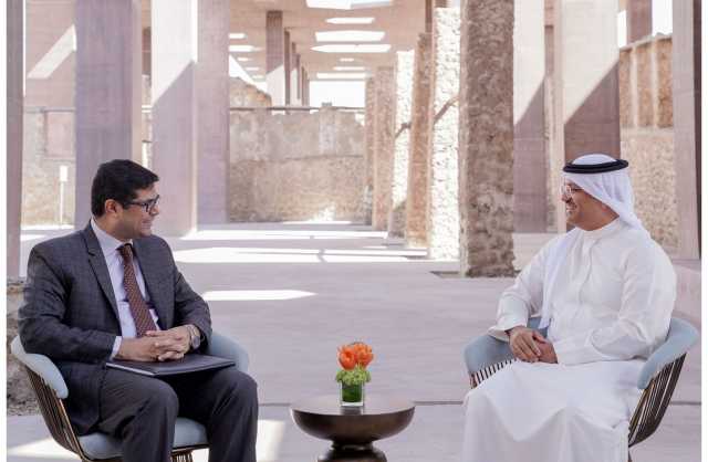 رئيس هيئة البحرين للثقافة والآثار يستقبل سفير جمهورية الهند لدى مملكة البحرين