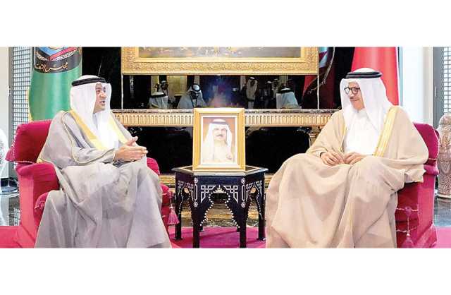 الزياني والبديوي يبحثان جهود تعزيز التعاون الخليجي المشترك