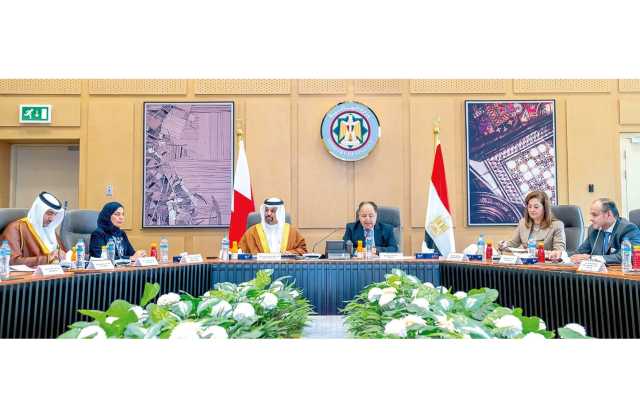 اجتماع اللجنة البحرينية المصرية للتعاون الاقتصادي: 15 مبادرة و13 مذكرة تفاهم للتبادل التجاري