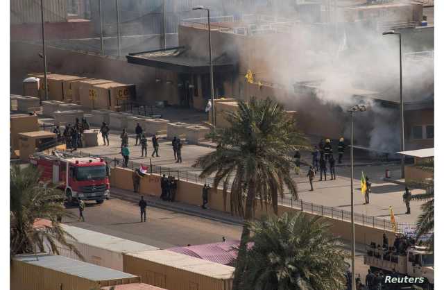 دوي انفجارات قرب السفارة الأميركية في بغداد