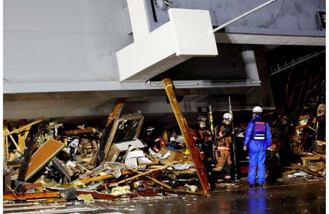 73 قتيلا في زلزال اليابان والطقس الرديء يعوق جهود الإنقاذ