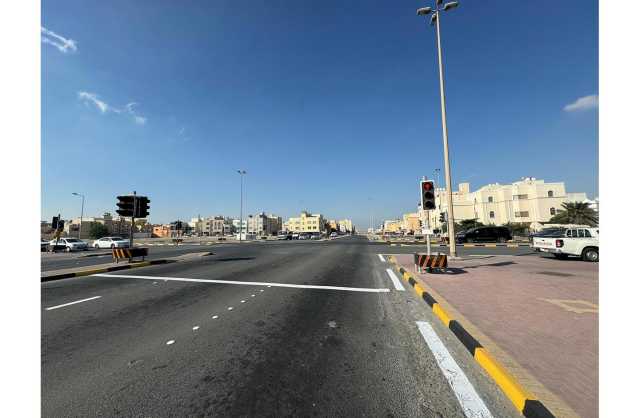 «الأشغال»: إضافة خاصية عبور المشاة على الإشارة الضوئية الواقعة على تقاطع شارع حاتم الطائي مع شارع 12 في الحد