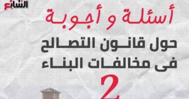 ما شروط التصالح فى قضايا مخالفات البناء؟.. اعرف التفاصيل وفقا للقانون