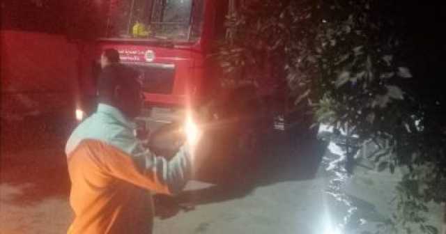 السيطرة على حريق اندلع فى ورشة دوكو سيارات بقرية ميت مزاح بالدقهلية