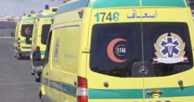 إصابة 8 أشخاص فى حادث تصادم على طريق بنى سويف دمو