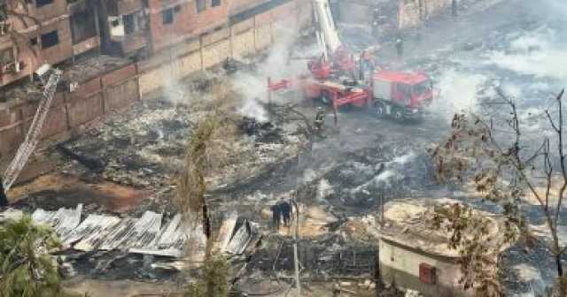 تشكيل لجنة هندسية لحصر خسائر حريق استوديو الأهرام