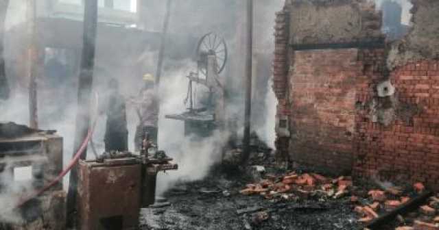 السيطرة على حريق داخل مصنع بويات فى مدينة 6 أكتوبر