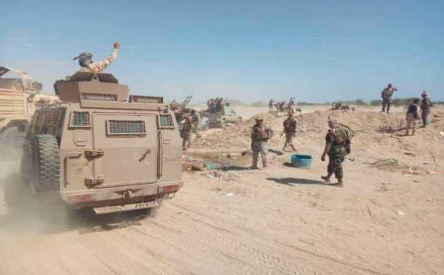 صد هجوم حوثي في محور بيحان بشبوة