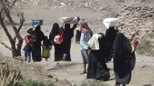 تقرير حكومي: نزوح أكثر من 31 ألف يمني خلال ثمانية أشهر