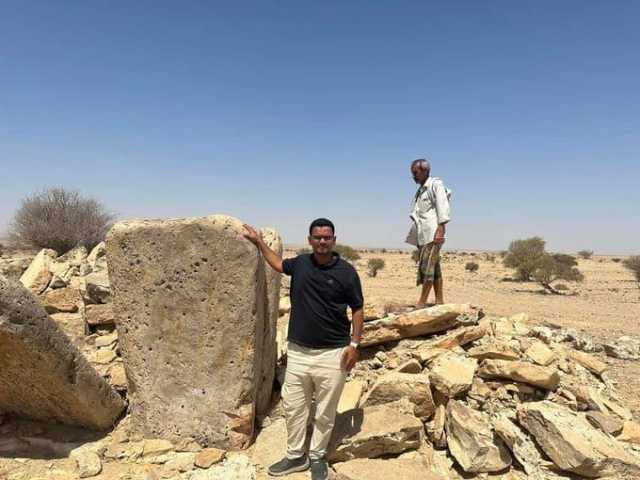 مسؤول حكومي يعلن اكتشاف موقع أثري جديد في حضرموت (صور)