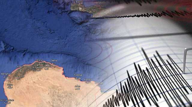 هزة بقوة 4.3 بالمتوسط شمال شرق مصراتة بـ180 كيلومترا