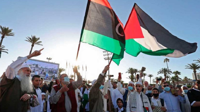 للجمعة السادسة تواليا.. طرابلس تتظاهر لدعم غزة