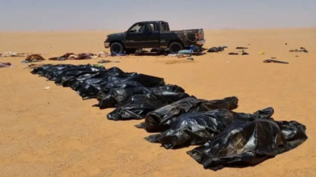 اكتشاف ما لا يقل عن 65 جثة لمهاجرين غير شرعيين جنوب ليبيا