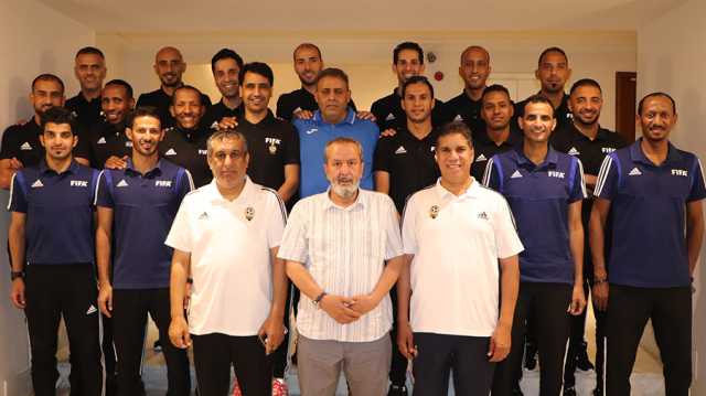 لجنة التحكيم العامة تعلن قائمة الحكام الليبيين الدوليين المعتمدين لإدارة مباريات الدوري السداسي