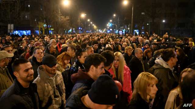 الاحتجاجات تتجدد في بلغراد.. وموسكو تتهم الغرب