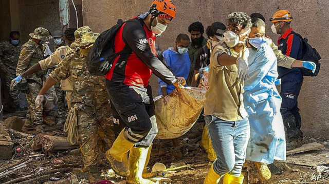 ارتفاع عدد قتلى الفيضانات في مدينة درنة الليبية إلى 11300