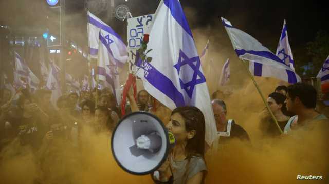 احتجاجات سياسية نادرة.. إسرائيليون يطالبون بإسقاط حكومة نتانياهو