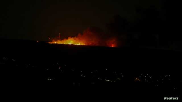 اندلاع حرائق غابات في جنوب لبنان والدفاع المدني يقول إنها بسبب القصف الإسرائيلي