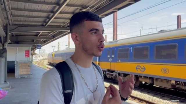 بطل محطة القطار.. فيديو يوثق شجاعة مهاجر جزائري أنقذ بلجيكية من الانتحار