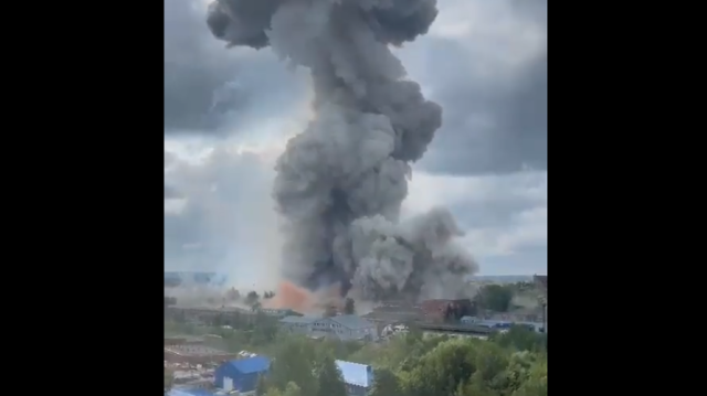 انفجار في مصنع روسي بالقرب من موسكو