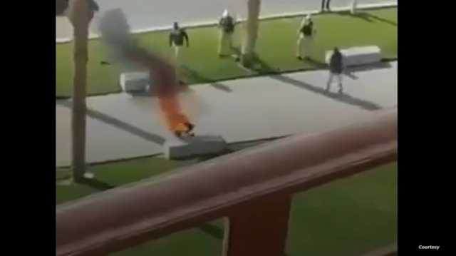 مع انتشار الفيديو.. ما حقيقة إضرام مصري النار بنفسه في ميدان التحرير؟