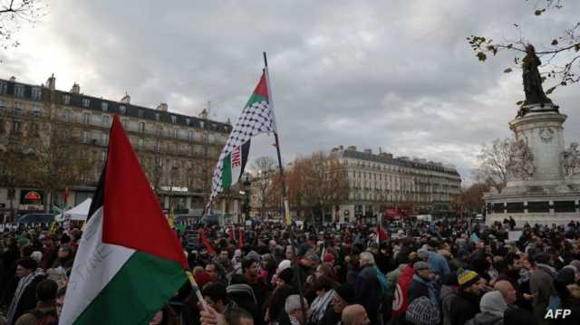 فرنسا تحظر التظاهرات المؤيدة للفلسطينيين