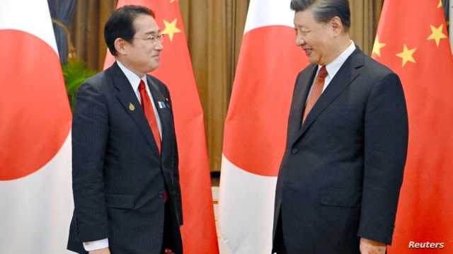 الرئيس الصيني يقول إن على بكين وطوكيو إدارة خلافاتهما بطريقة مناسبة