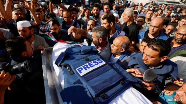 منظمة توثق ارتفاع عدد الصحفيين القتلى في الحرب بين إسرائيل وحماس