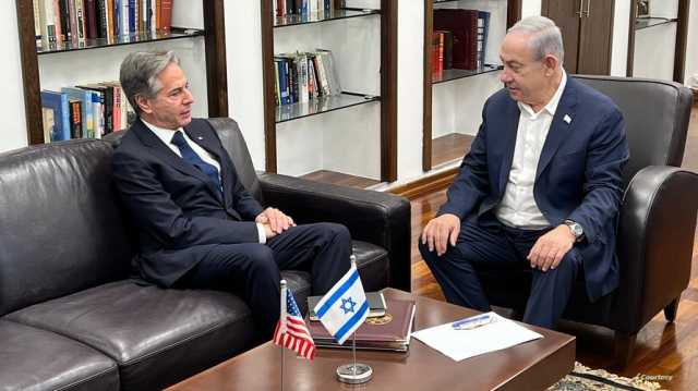 بلينكن يجتمع مع نتانياهو ويعلن عن هدف زيارته الثانية منذ بدء الحرب