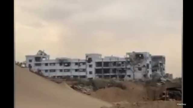 فيديو.. لحظة تفجير المجلس التشريعي التابع لحماس في غزة