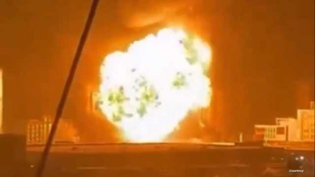 حادث سير وانفجار ضخم.. فيديو يوثق كارثة أسفرت عن قتلى في منغوليا