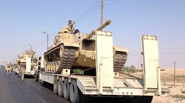 مصر ترسل عشرات الدبابات والمدرعات إلى حدود غزة