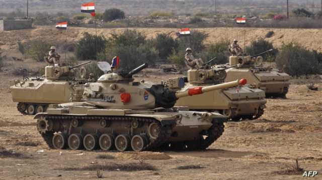 صورة تحشيد الدبابات المصرية على الحدود مع غزة.. ما حقيقتها؟