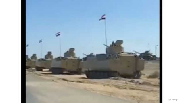 فيديو دبابات مصرية تتجه إلى سيناء.. ما حقيقته؟