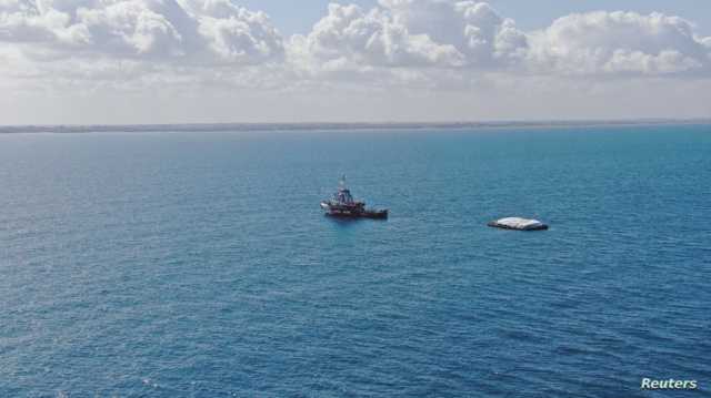 حمولة السفينة أوبن آرمز أفرغت بالكامل في غزة