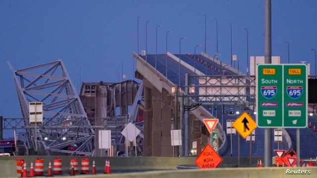 بعد انهيار جسر في بالتيمور.. إعلان حالة الطوارئ بماريلاند وأنباء عن إصابات
