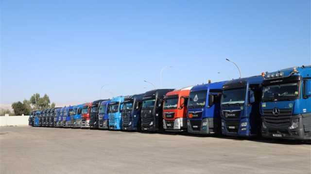 105 شاحنات.. أكبر قافلة مساعدات أردنية تتجه نحو غزة