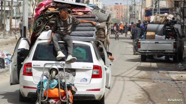 بعد أوامر الإخلاء.. الجيش الإسرائيلي يؤكد نزوح نحو 300 ألف شخص من شرق رفح