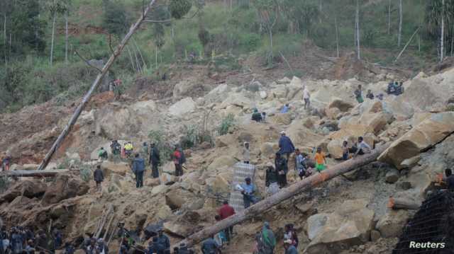 بابوا غينيا الجديدة.. انزلاق تربة يطمر أكثر من 2000 شخص