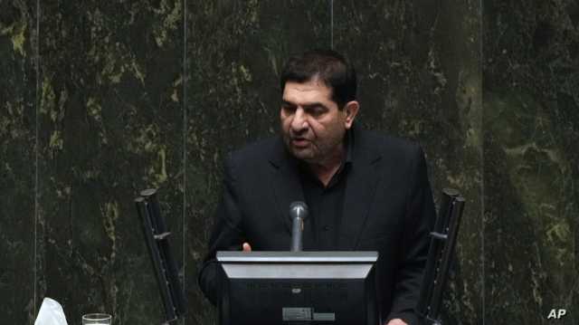 الرئيس الإيراني المؤقت يتحدث أمام البرلمان الجديد