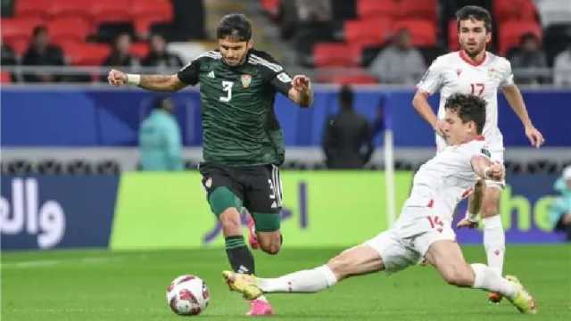 الامارات تخسر أمام طاجيكستان وتغادر كأس آسيا