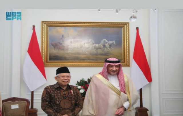 نائب وزير الخارجية يبحث روابط التعاون مع نائب رئيس جمهورية إندونيسيا