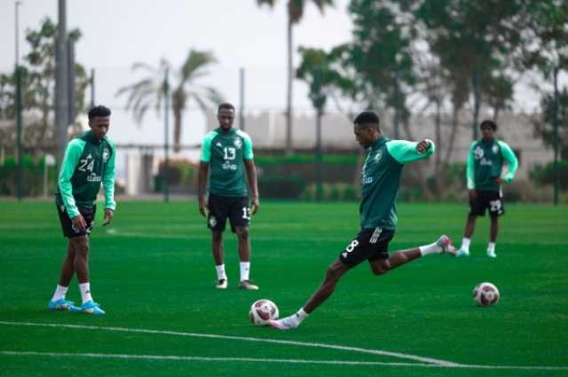 تدريبات الأخضر السعودي تحضيرًا لمواجهة عُمان في كأس آسيا 2023 (فيديو)