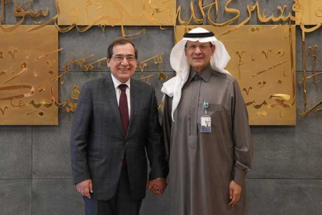 وزير الطاقة يبحث مع نظيره المصري تعزيز التعاون المشترك