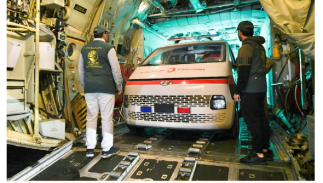 وصول الطائرة الإغاثية السعودية الـ 25 لإغاثة الشعب الفلسطيني في قطاع غزة
